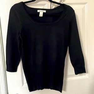 White House Black Market black long sleeve sweater top size medium